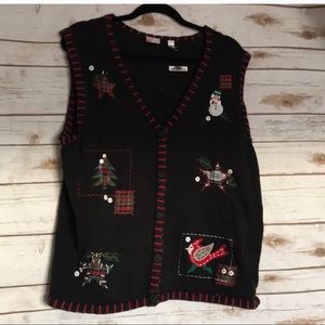 Holiday Editions Christmas “Ugly” sweater Vest